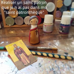 Saint Patron à peindre