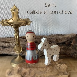 Saint Calixte et son cheval